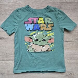 Star Wars Kids Teal T-Shirt with Yoda Design